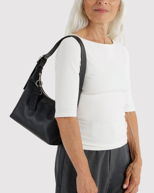 MINI RECYCLED LEATHER SHOULDER BAG - US 9304
