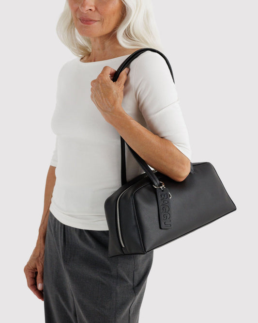 RECYCLED LEATHER BOWLER BAG - US 4266