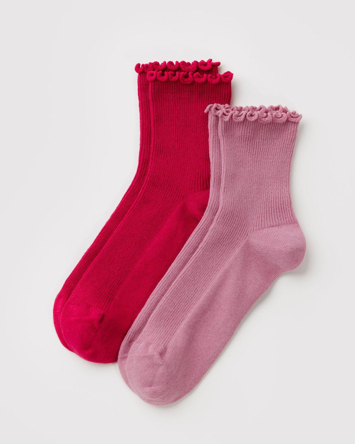LETTUCE EDGE SOCK SET OF 2 - US 7614