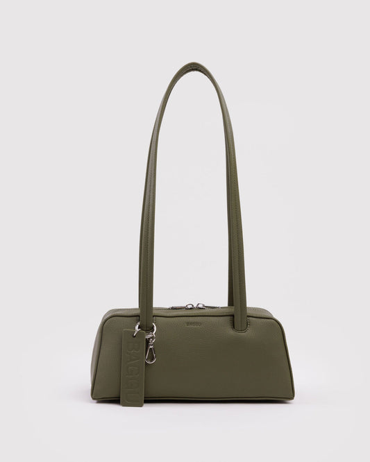 SMALL RECYCLED LEATHER BOWLER BAG - US 2871