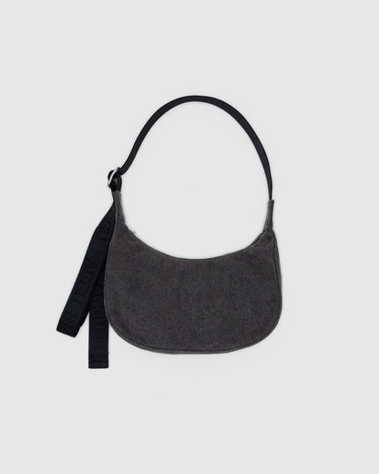 SMALL DENIM CRESCENT BAG - US 9912