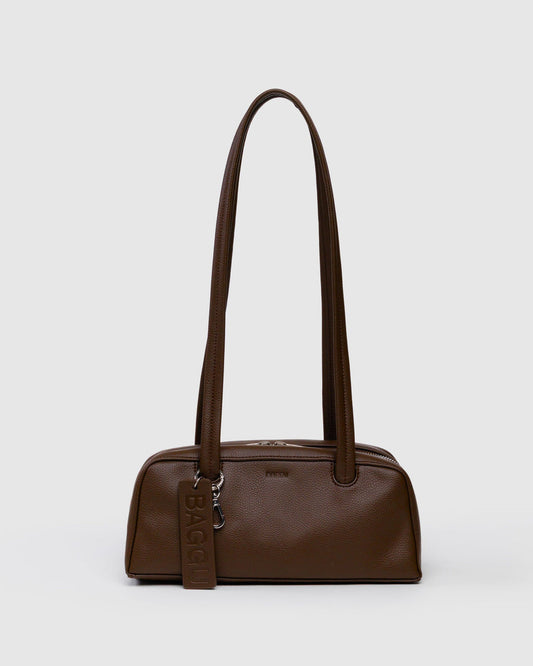 SMALL RECYCLED LEATHER BOWLER BAG - US 3485
